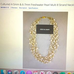 ISO multi-strand pearl necklace